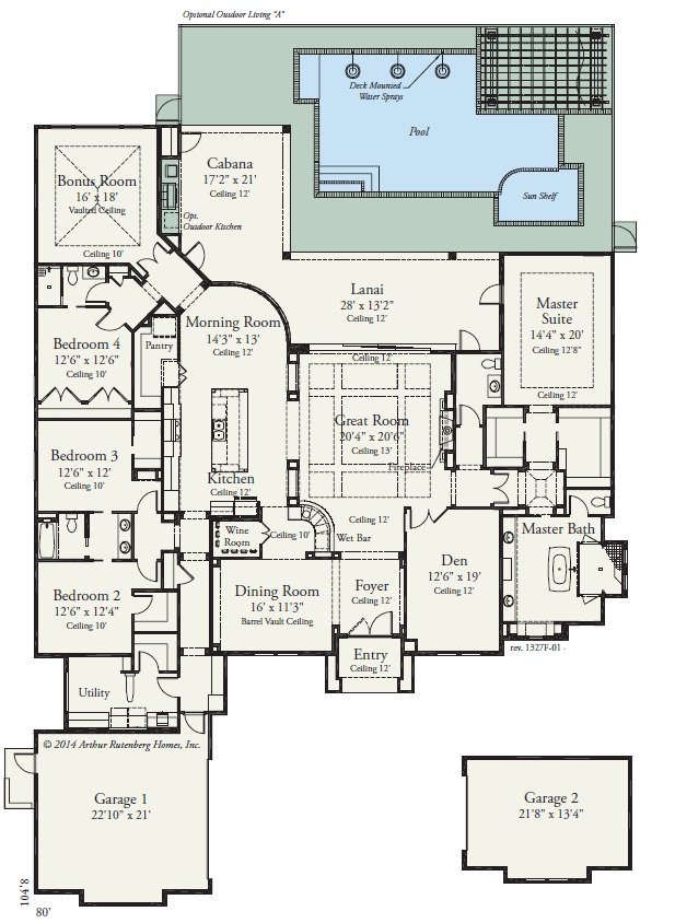 The Kensington Floor Plan