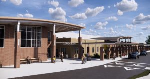 Elementary School I Entrance Rendering